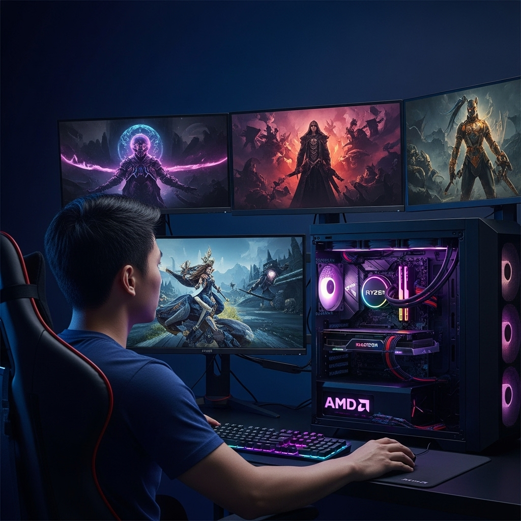 AMD w gamingowym ekosystemie: perspektywa gracza
