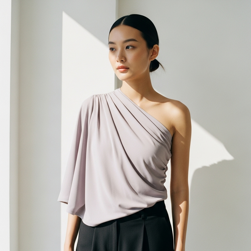 Stylowy top na jedno ramię – króluje elegancja i asymetria
